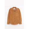 AMI CARAMEL BUTTONED OVERSHIRT